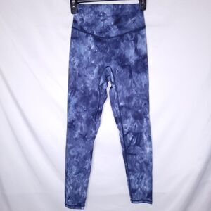 Gymshark Elevate Leggings Small Lakeside Blue Spray Dye